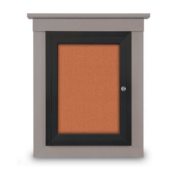 Sliding Glass Enclosed Letterboard, 60"x3